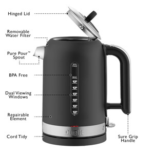 Dualit Matt Black Classic Kettle